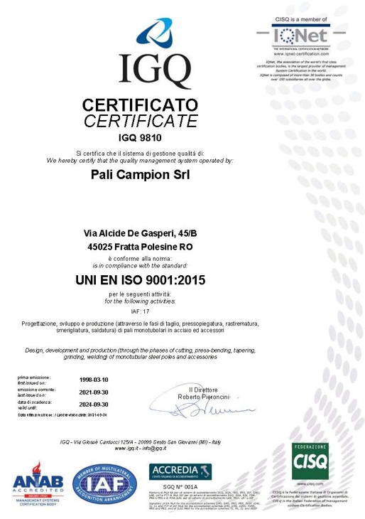 2021certificato_palicampion_ISO9001_IGQ